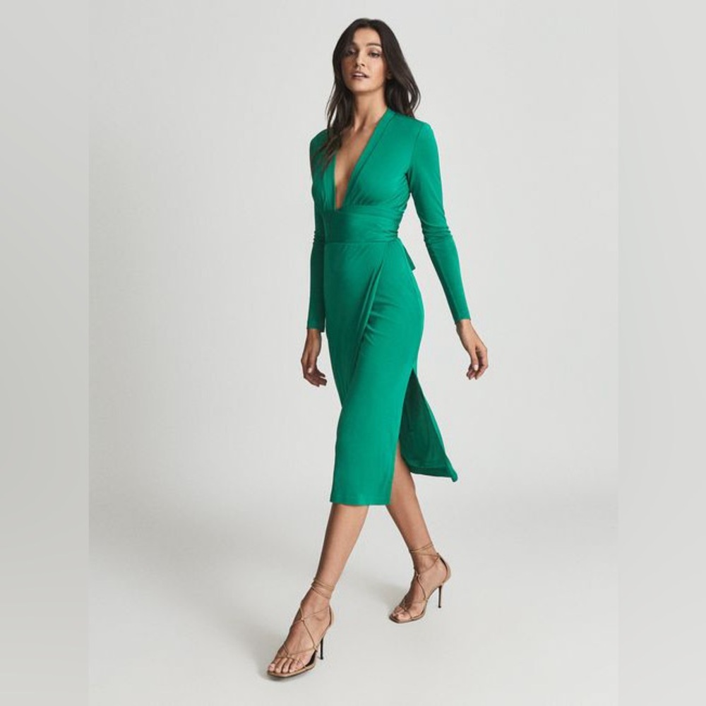 Green Wrap Dress